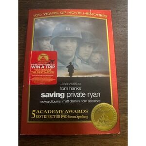 Saving Private Ryan DVD Paramount 100 Years Slipcover Steven Spielberg Tom Hanks